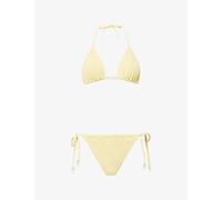 Hunza G Womens Hunza G Gina Bead-Embellished Bikini Set Butter 1 Size
