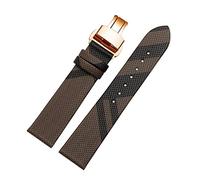 HUOJUA Plaid Pattern Leather+PU Strap 12 14 16 18 20 22mm Black Brown Bracelet Compatible With BU19384 Men And Women Watch Chain, 22mm, no gemstone