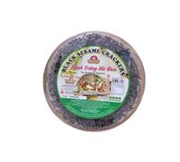 Huong Sen Sesame Cracker 400g - Crispy 22cm Vietnamese Snack (One Size, Black Sesame)