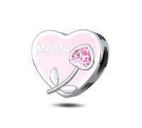 HuooNew 925 Sterling Silver Charms, Heart Shaped Charms, Cup Charms, Ring Charms, DIY Charms, Valentine's Day, Mother's Day Charms, Gifts for Women