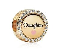 HuooNew 925 Sterling Silver Pocket Lipstick High Heels Heart Charm Fits Pandora Bracelets Mother's Day Jewelry Gift for Women