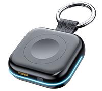 HUOTO Portable Charger for Apple Watch,Wireless Magnetic iWatch Charger 1200mAh Power Bank Travel Keychain Accessories Smart Chargers for Apple Watch Series 11/10/9/8/7/6/SE/5/4/3/2/1/UItra/UItra 2