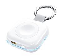 HUOTO Portable Watch Charger for Apple Watch Series 9, Portable Magnetic iWatch Charger 1200mAh Mini Wallet Fast Charging Items Keychain for Apple Watch Series