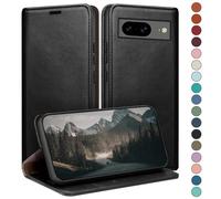 HUOUH for Google Pixel 8 5G Wallet case with RFID Blocking PU Leather,Credit Card Holder,Flip Folio Book Phone cases Shockproof Cover Women Men for Pixel 8 case Black