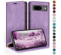 HUOUH for Google Pixel 8 5G Wallet case with RFID Blocking PU Leather,Credit Card Holder,Flip Folio Book Phone cases Shockproof Cover Women Men for Pixel 8 case Light Purple