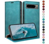 HUOUH for Google Pixel 8 Pro 5G Wallet case with RFID Blocking PU Leather,Credit Card Holder,Flip Folio Book Phone cases Shockproof Cover Women Men for Pixel 8 Pro case Light Green