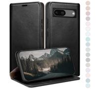 HUOUH for Google Pixel 8A Wallet case with RFID Blocking PU Leather,Flip Folio Book covers,Credit Card Holder Shockproof Phone case Women Men for Pixel 8A case Black