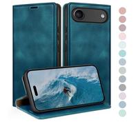 HUOUH for iPhone Air 6.5" Wallet case with RFID Blocking PU Leather,Flip Folio Book covers,Credit Card Holder Shockproof Phone case Women Men for Apple iPhone 17 Air case Teal