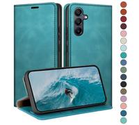 HUOUH for Samsung Galaxy A16 Wallet case with RFID Blocking PU Leather,Flip Folio Book covers,Credit Card Holder Shockproof Phone case Women Men for Samsung A16 case Light Green