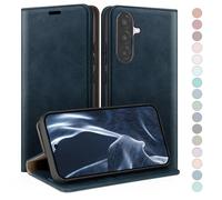 HUOUH for Samsung Galaxy A36 Wallet case with RFID Blocking PU Leather,Flip Folio Book covers,Credit Card Holder Shockproof Phone case Women Men for Samsung A36 case Dark Blue