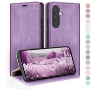 HUOUH for Samsung Galaxy A56 Wallet case with RFID Blocking PU Leather,Flip Folio Book covers,Credit Card Holder Shockproof Phone case Women Men for Samsung A56 case Light Purple