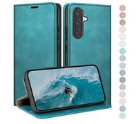 HUOUH for Samsung Galaxy A56 Wallet case with RFID Blocking PU Leather,Flip Folio Book covers,Credit Card Holder Shockproof Phone case Women Men for Samsung A56 case Light Green