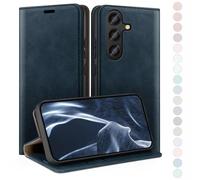 HUOUH for Samsung Galaxy S25 Plus Wallet case with RFID Blocking PU Leather,Flip Folio Book covers,Credit Card Holder Shockproof Phone case Women Men for Samsung S25 Plus case Dark Blue