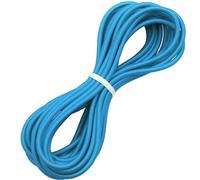 Huouo 1/4" Elastic Bungee Shock Cords, 25 Feet Marine Grade Kayak Heavy Stretch String Rope & Tie Down Trailer Straps for DIY Projects Blue