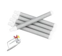 HUOXUANJIN 5PCS 60 Mesh Airless Spray Gun Filters Stainless Steel 100mm | Replacement 9x100mm spray gun filter elements compatible with Titan and Wagner airless paint sprayers