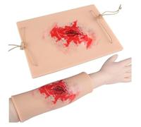 HUOYALU Bleed Control Suturing Surgical Exercises, Wearable Simulated Wound Skin Model,Reusable Trauma Simulation Module,for First Aid Training