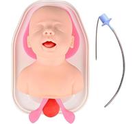 HUOYALU Newborn Baby Intubation Training Model,Oral Nasal Intubation Airway Management Trainer PVC Demo for Science Education Practice Study