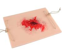 HUOYALU Trauma Model, Simulates Wound Kit, Wound Bleeding for First Aid Packing Trainer Kit, Bleed Control Suturing Surgical Exercises