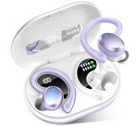 Hupoaf Bluetooth Headphones Wireless Earbuds Sport, Hi-Fi Stereo Deep Bass Earphones, 4 ENC Noise Cancelling Mic in Ear Buds, 50 Hrs USB-C IP-X7 Waterproof Headset Android iOS for Running Gym Workout