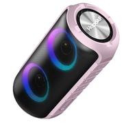Hupoaf Portable Bluetooth Speaker with Loud Stereo Sound, Speakers Wireless Bluetooth 5.3 with 12Hrs Playtime, IPX7 Waterproof and RGB lights, Built-in Mic Outdoor Speaker for Home/Garden/Party/Travel