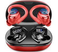 Hupoaf Wireless Earbuds Sport, 3D-Stereo Bluetooth 5.4 Headphones Deep Bass Ear Buds, 4 ENC Noise Cancelling Mic Earphones, 50+Hrs USB-C IP-X7 Waterproof Headset Running Workout Gym for Android iOS