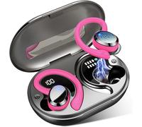 Hupoaf Wireless Headphones Bluetooth Earbuds Sport, Hi-Fi Stereo Deep Bass Earphones, 4 ENC Noise Cancelling Mic in Ear Buds, 50 Hrs USB-C IP-X7 Waterproof Headset Android iOS for Running Gym Workout