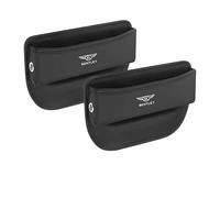 HUQAOL Car Seat Gap Filler Organizer, Car Seat Organizer.For Bentley Continental GTC IV 2024, 2025, two items-Black