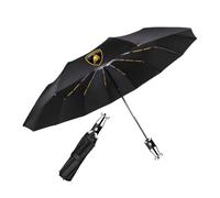 HUQAOL Windproof folding automatic umbrella, waterproof coating, rainproof automatic luxury large rainproof umbrella.For Lamborghini Aventador LP 750-4 Superveloce Roadster 2015-2017