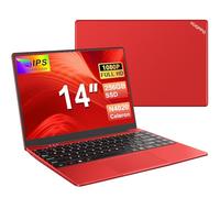 HUQPPQ 16 Inch Laptop Notebook Computer Win11 12GB 512GB 1TB SSD Expansion N5095 up to 2.9Ghz, Notebook Laptop Cooling Fan丨5GWIFI丨2K FHD丨UK Keyboard Membrane-Red-N600