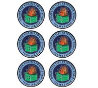 Huquary 12 Pcs Dumpster Fire Response Team Enamel Pins Trash Fire Alloy Brooch Pin Office Funny Gift for Boss's Day Employee Coworkers Team Leader Decorative Jewelry Accessories, about 1.18-inch