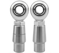 HUQUZN 1/2 X 1/2-20 Heim Joints Rod End Kit with Jam Nuts, C1045 Steel Left and Right Hand Rod End Bearing Heim Joints