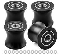 HUQUZN Gym Replacement Wheel Rollers Fit for Total Trainer DLX DLX II DLX III Adv DLX Pilates Pilates Pro 2500 3000 4000 570 2000, 4PCS