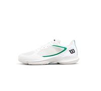 Wilson Hurakn Lite Men's Padel Shoes, Stylish Look, Breathable Ease, Energetic Cushioning, Dependable Grip, Colour: White/White/Bosphorus, Size: 11