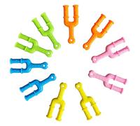 Huraoerrrr 10Pcs Rubber Band Bracelet Kit, Plastic Connectors Y Shaped Kids Sling Shot for Children Adults