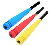 Huraoerrrr 3PCS 21 Inch Toddler Baseball Bat, EVA Foam Bat with Ball for Outdoor Playing Wiffle Ball