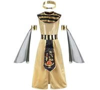 Huraoerrrr Cleopatra Costume, Fancy Egyptian Costume Kids with Accessories for Cosplay Party, Halloween, Christmas, Festival Celebrations, Medium