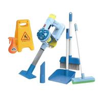 Huraoerrrr Kids Vacuum That Really Works, Safe Realistic Detachable Toy Vacuum with Sound Effects & Working Suction, Interactive Skill-Building Cleaning Set for Toddlers 3+ No Battery