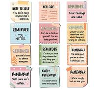Huray Rayho Mental Health Fridge Magnets Boho Daily Reminder Refrigerator Magnets Decal Positive Affirmations Encouragement Gift Home Kitchen Therapy Office Decor Whiteboard Stickers