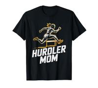 Hurdler Mom Proud Parent Supporting Track Field Athlete T-Shirt