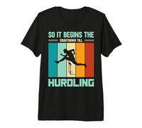 Hurdles - So it Begins The Countdown Till Hurdling Premium T-Shirt