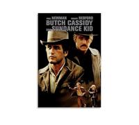 HUREYW I RH Butch Cassidy And The Sundance Kid Poster Wall Art Cover Design Painting for Bed Room Wall Art Poster 20x30inch(50x75cm) Unframe-style