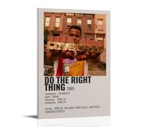 HUREYW I RH Do The Right Thing Poster Wall Art Cover Design Painting for Bed Room Wall Art Poster 24x36inch(60x90cm) Frame-style