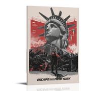 HUREYW I RH Escape from New York Poster Wall Art Cover Design Painting for Bed Room Wall Art Poster 12x18inch(30x45cm) Frame-style