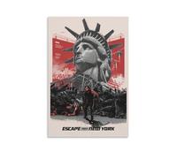 HUREYW I RH Escape from New York Poster Wall Art Cover Design Painting for Bed Room Wall Art Poster 24x36inch(60x90cm) Unframe-style
