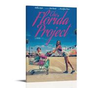 HUREYW I RH Film The Florida Project Poster Wall Art Cover Design Painting for Bed Room Wall Art Poster 20x30inch(50x75cm) Frame-style