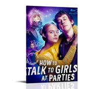 HUREYW I RH How To Talk To Girls At Parties Poster Wall Art Cover Design Painting for Bed Room Wall Art Poster 12x18inch(30x45cm) Frame-style