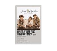 HUREYW I RH Lines, Vines And Trying Times by Jonas Brothers Poster Wall Art Cover Design Painting for Bed Room Wall Art Poster 12x18inch(30x45cm) Unframe-style