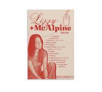 HUREYW I RH Lizzy McAlpine Album Five Seconds Flat Poster Wall Art Cover Design Painting for Bed Room Wall Art Poster 08x12inch(20x30cm) Unframe-style