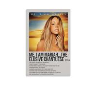HUREYW I RH Me. I Am Mariah... The Elusive Chantuese by Mariah Carey Poster Wall Art Cover Design Painting for Bed Room Wall Art Poster 24x36inch(60x90cm) Unframe-style