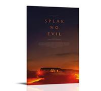 HUREYW I RH Speak No Evil Poster Wall Art Cover Design Painting for Bed Room Wall Art Poster 08x12inch(20x30cm) Frame-style